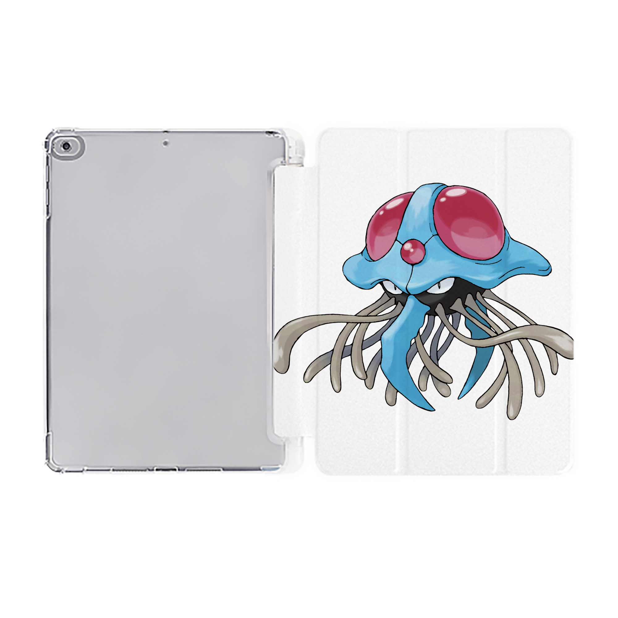 （画像用） ポケットモンスター Pokémon IPad ケース ペン収納付き 三つ折りスタンド PUレザー×シリコン 対応機種9.5/10.5/10.9インチ